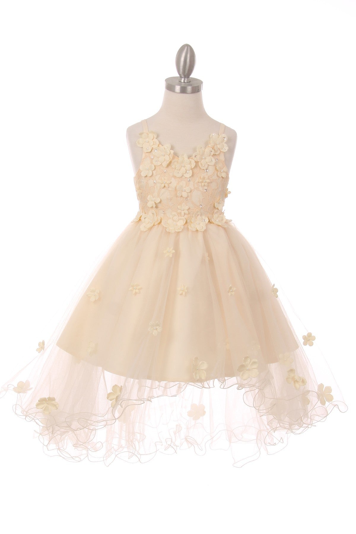 Petal High-low Gown