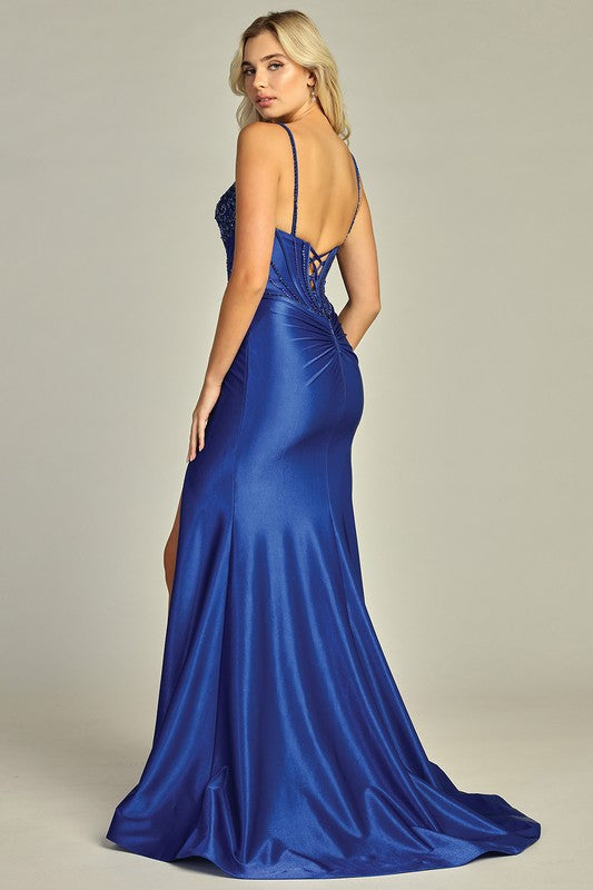 Midnight Siren Corset Gown