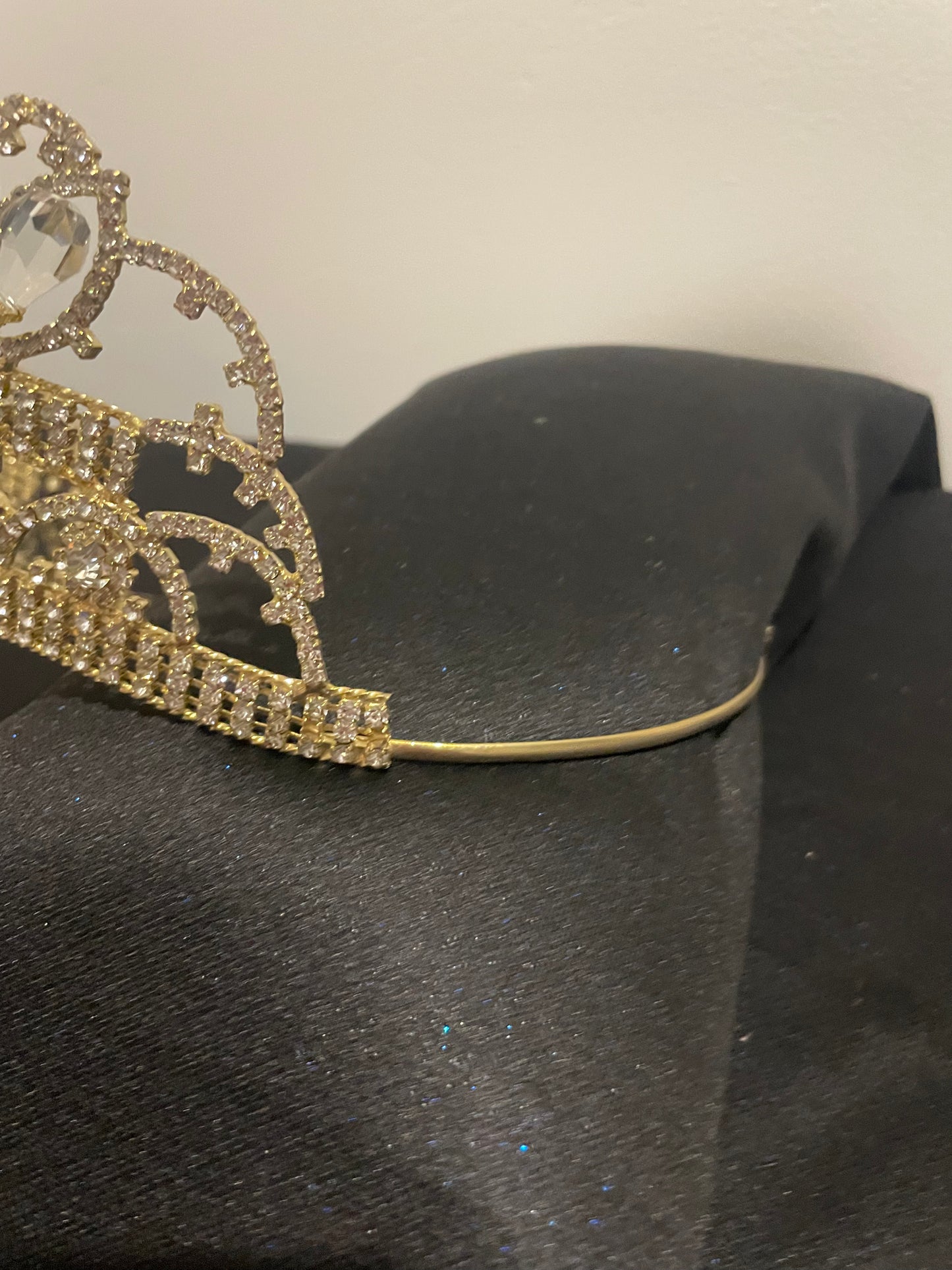 Regal Pear Crystal Tiara