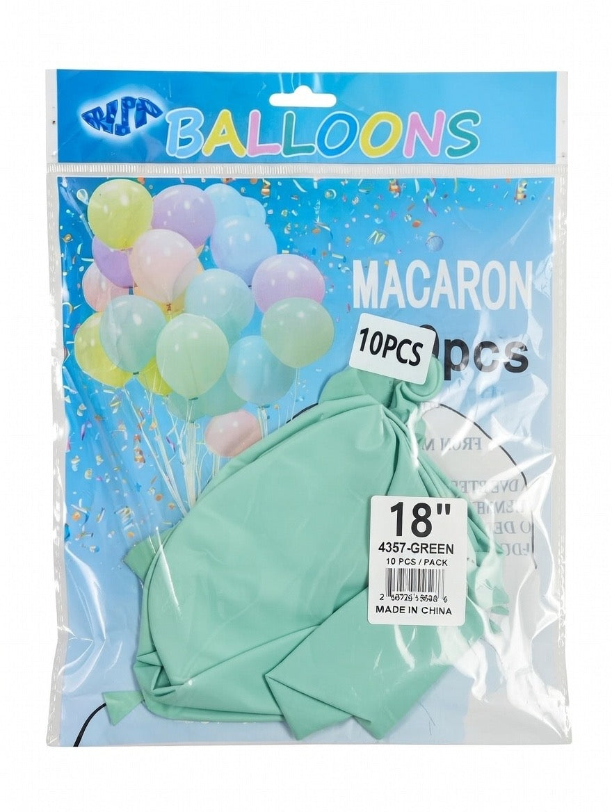 Mint Green Ballon 18" PACK