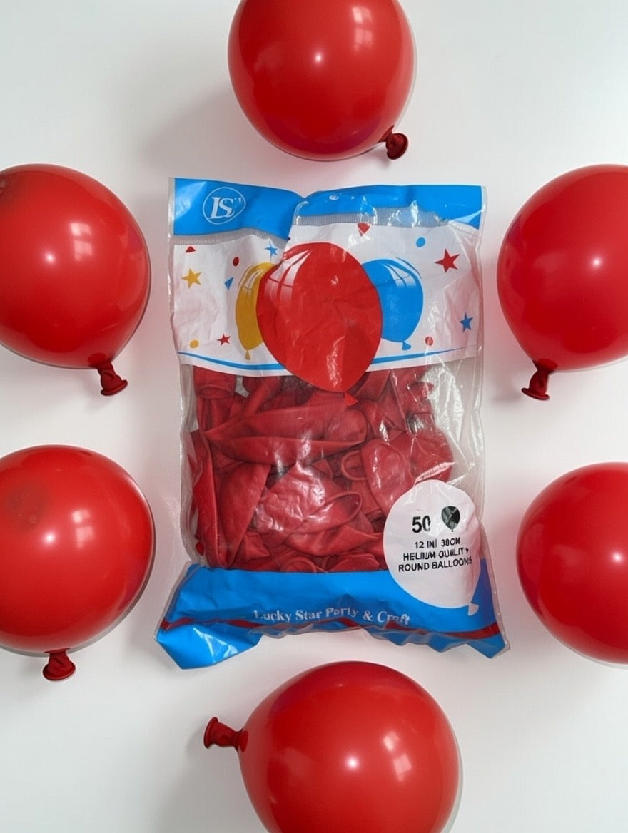 RED 12" BALLOON