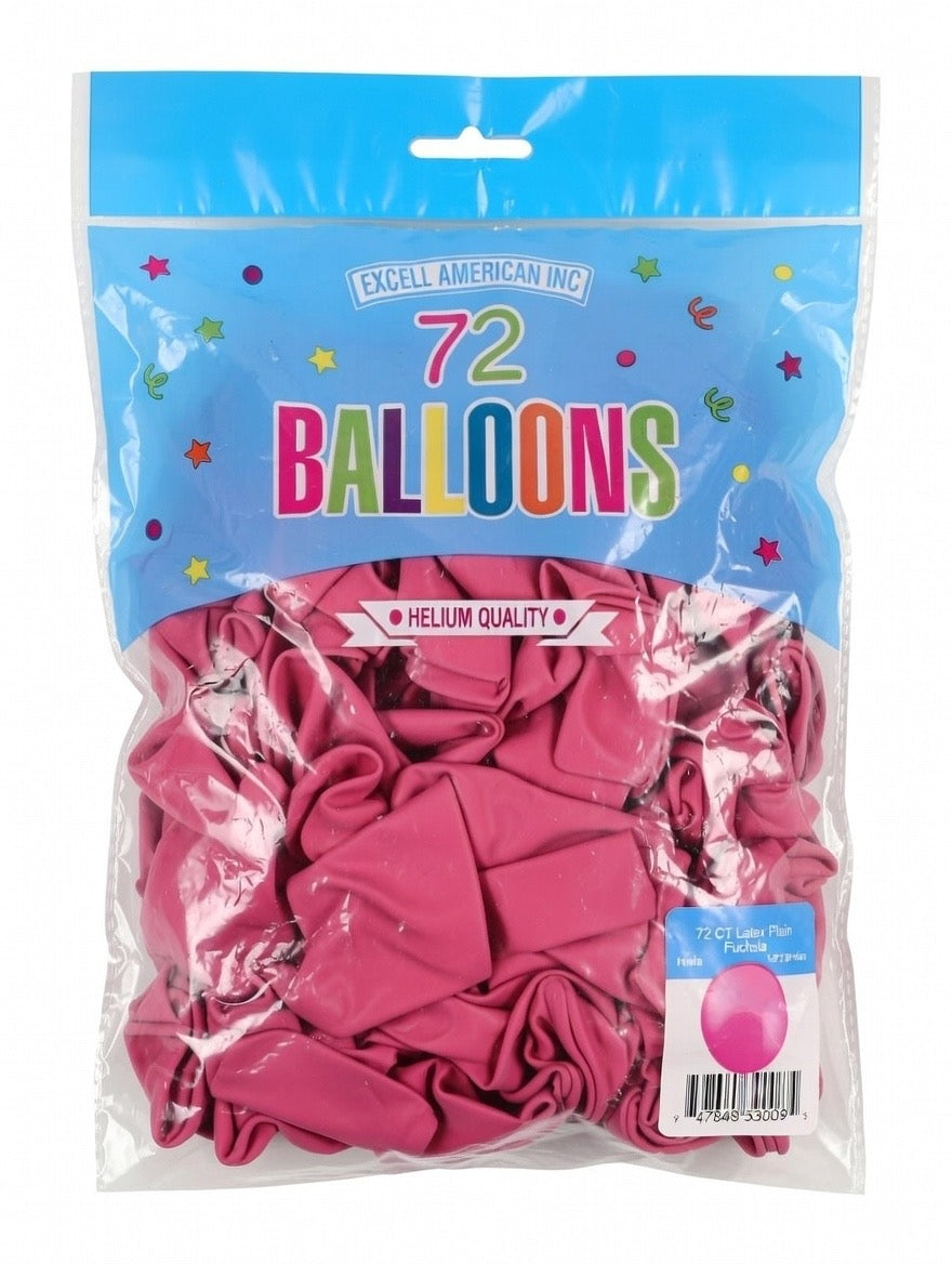 Fuchsia 12" Balloon PACK