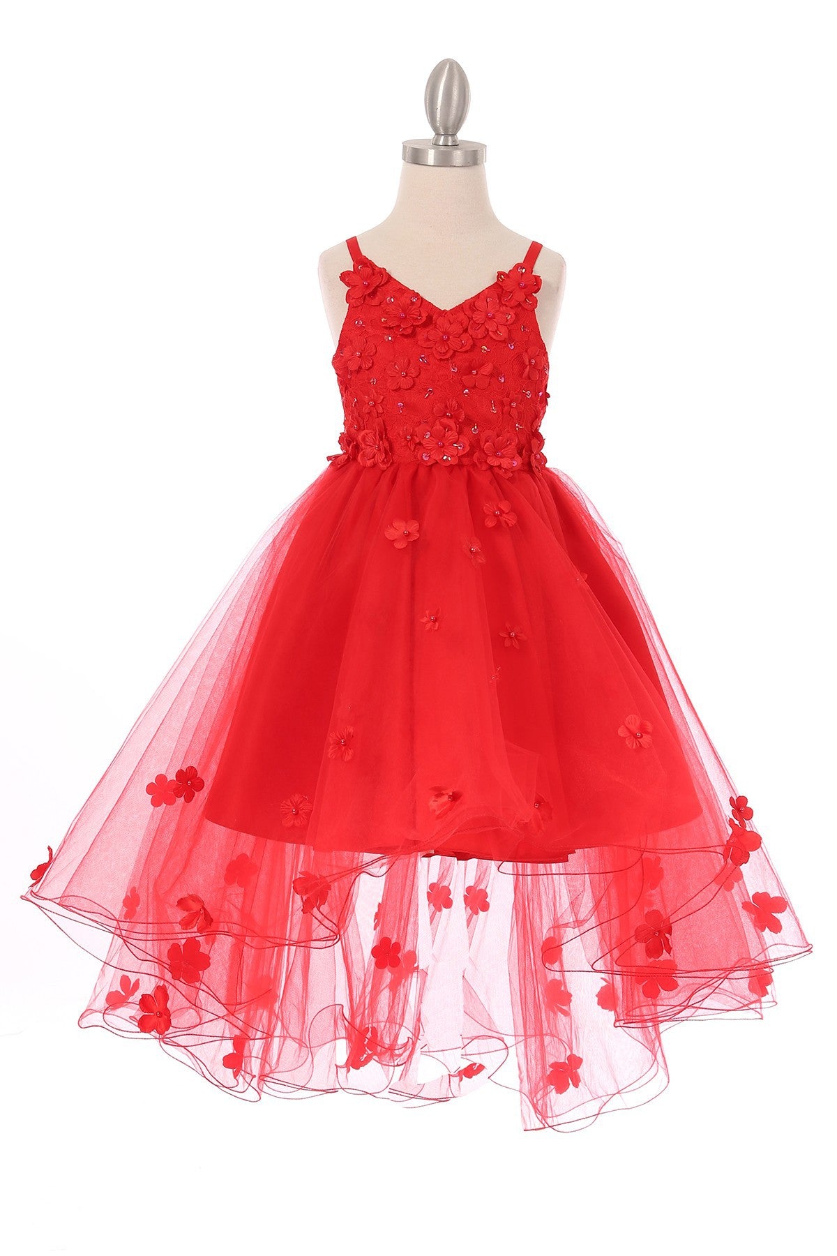 Petal High-low Gown