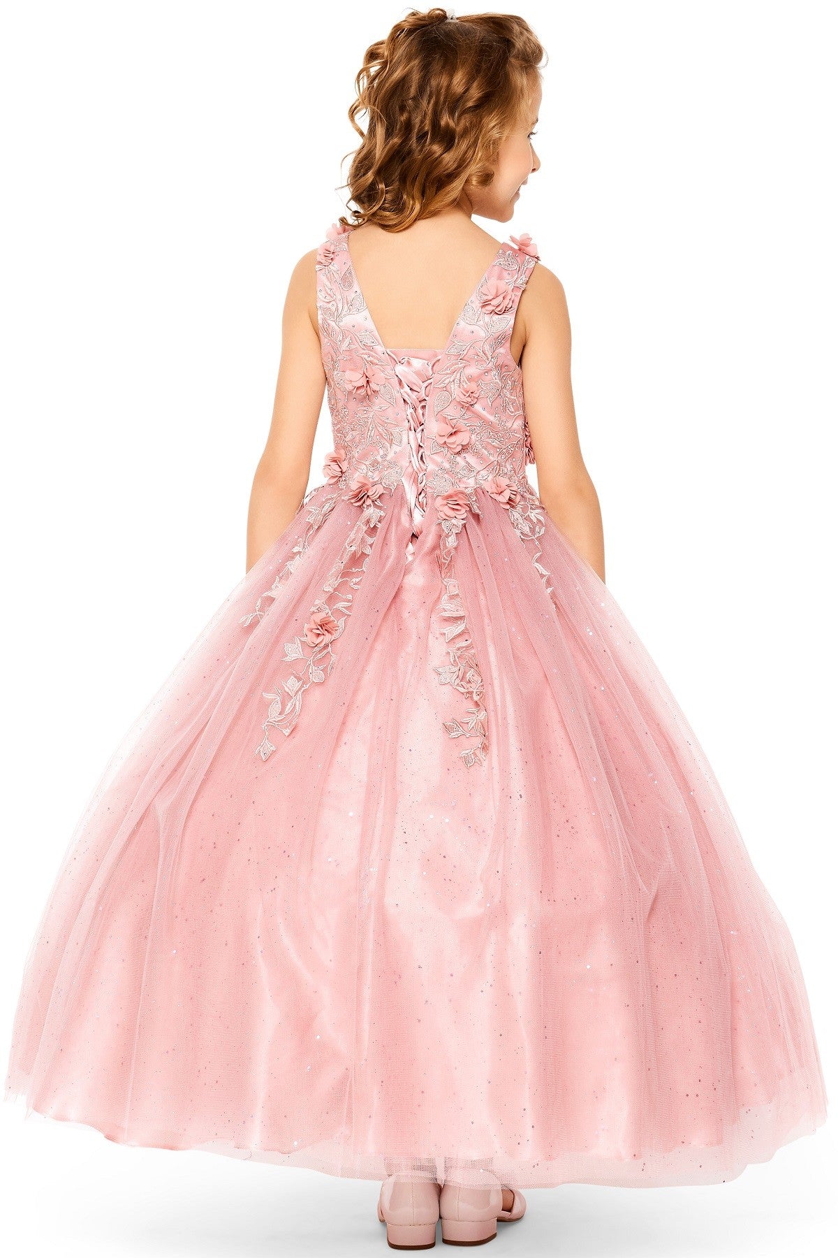 Rhinestone Bloom Gown