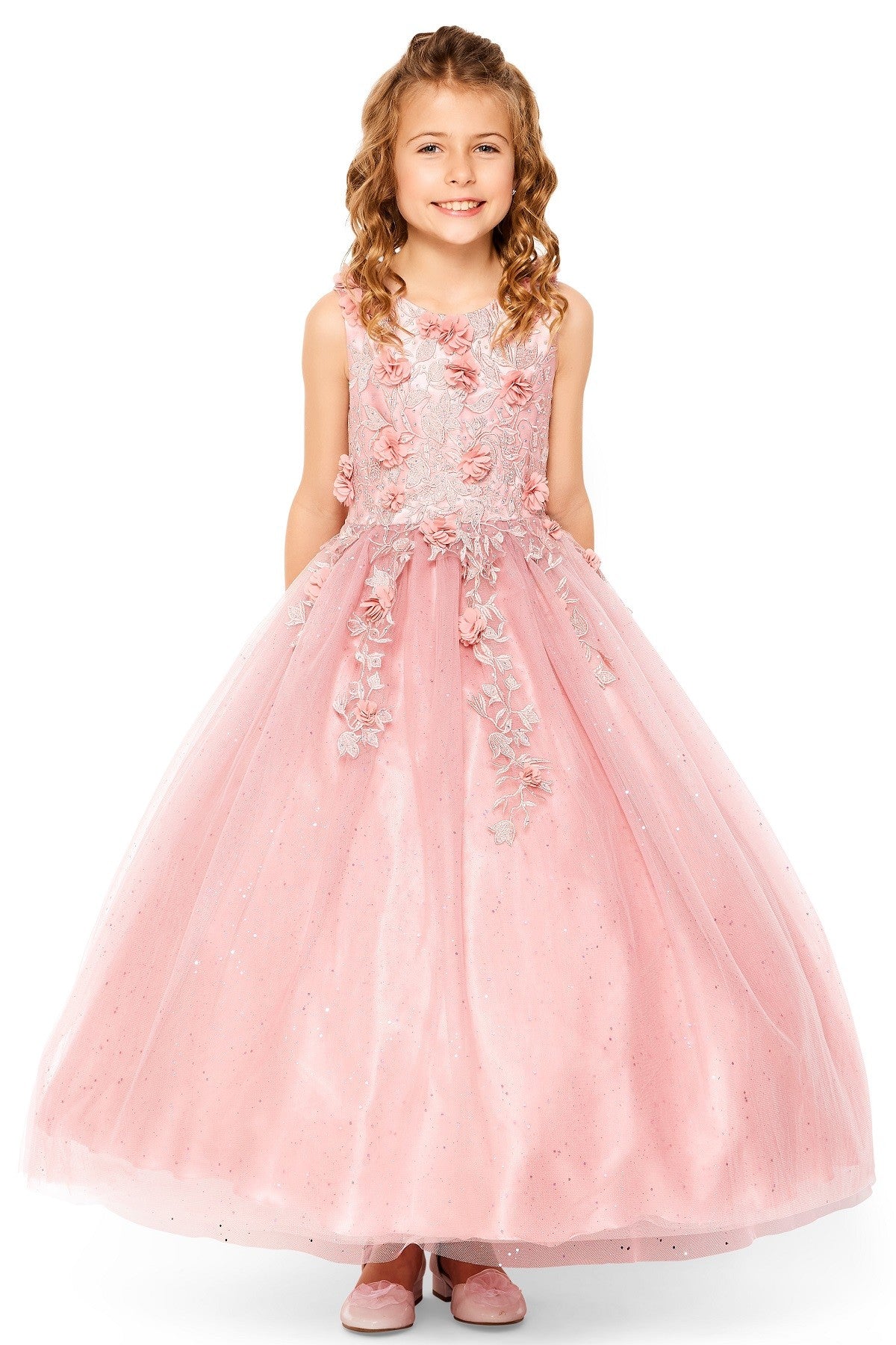 Rhinestone Bloom Gown