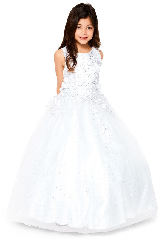 Rhinestone Bloom Gown