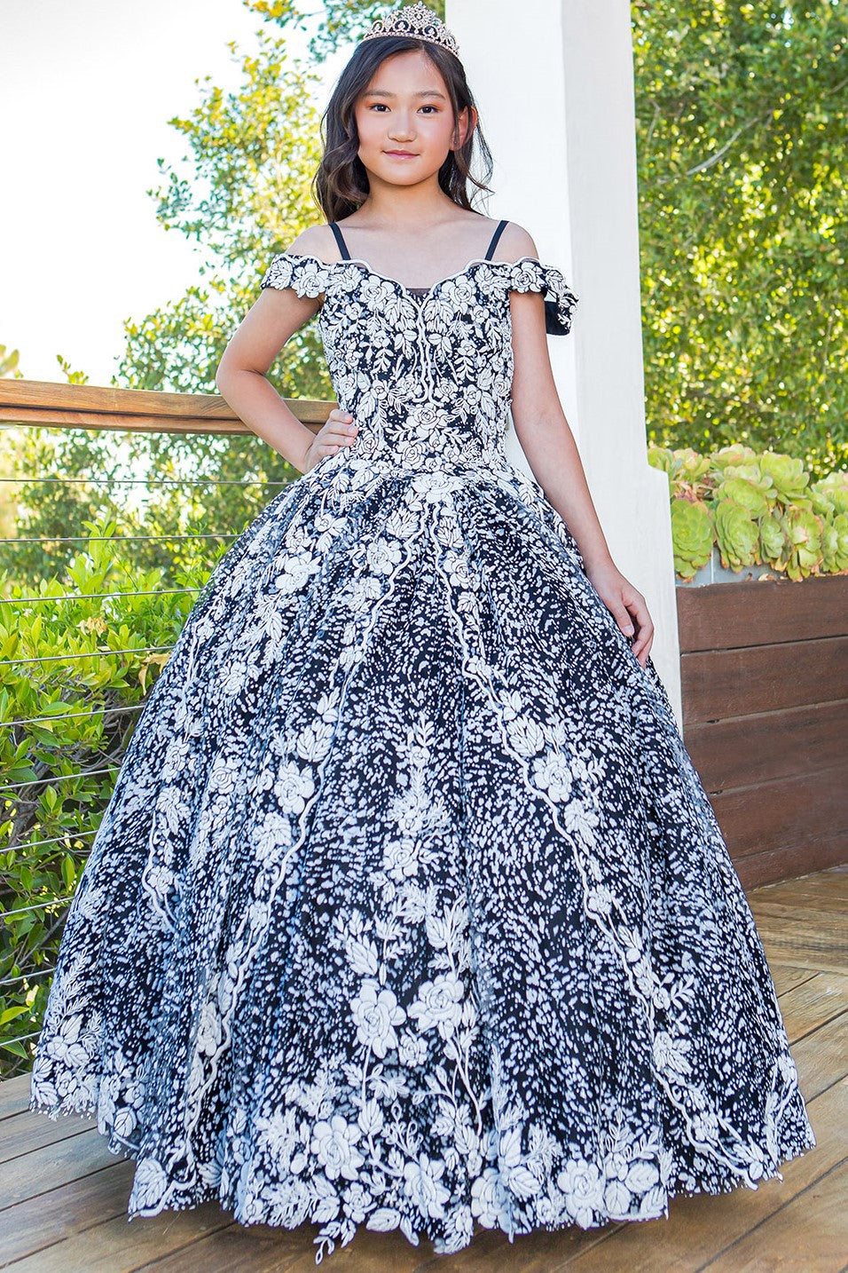 Floral Glitz Ballgown