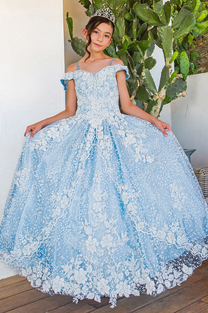 Floral Glitz Ballgown