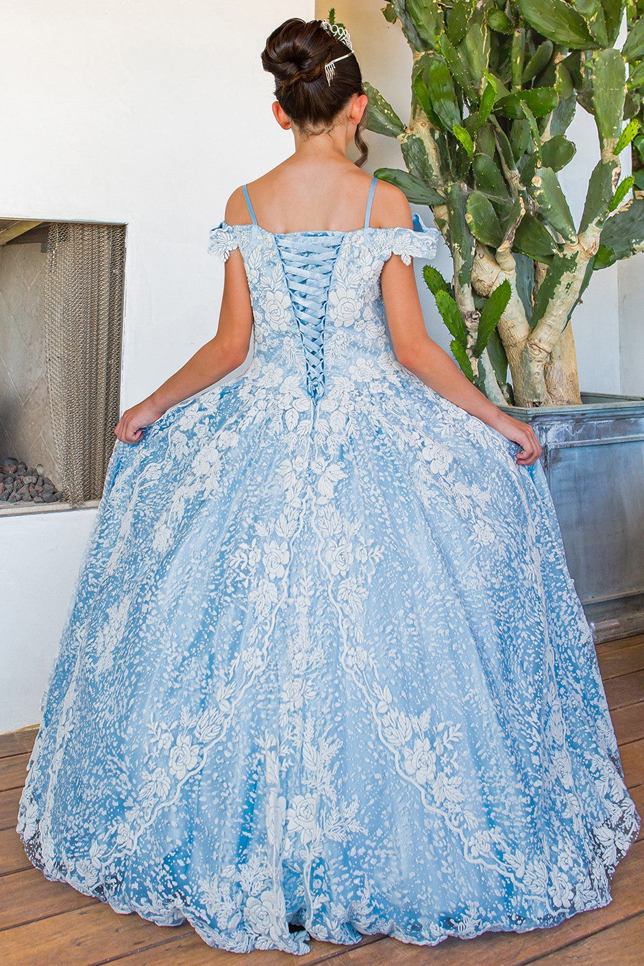 Floral Glitz Ballgown