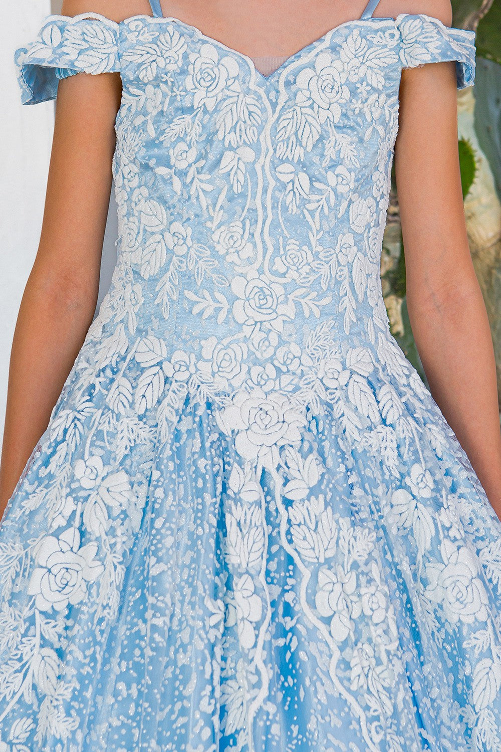 Floral Glitz Ballgown