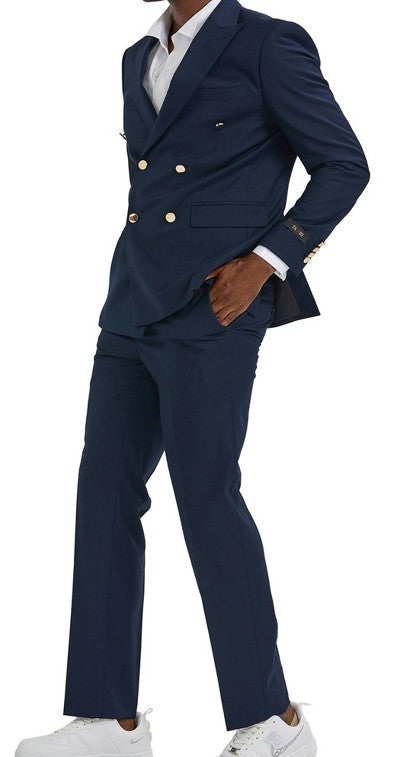 Mens Suit Double Breast