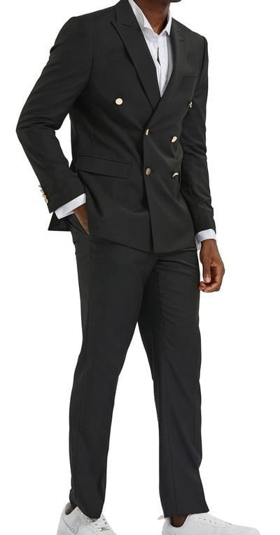 Mens Suit Double Breast