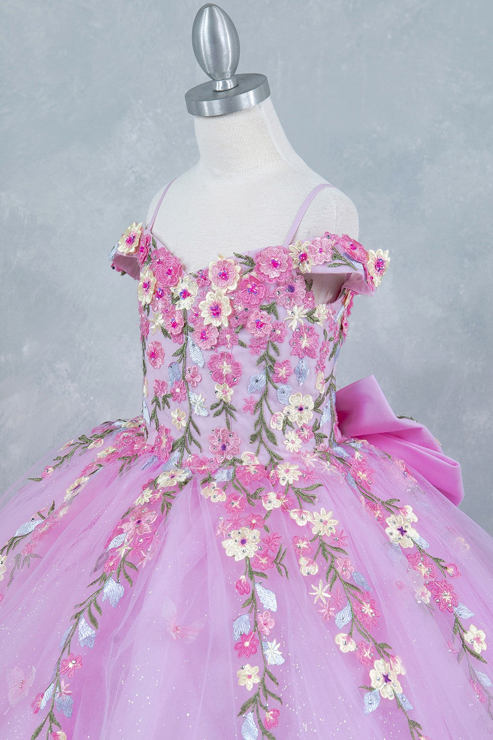 Mini Quince Floral Ballgown
