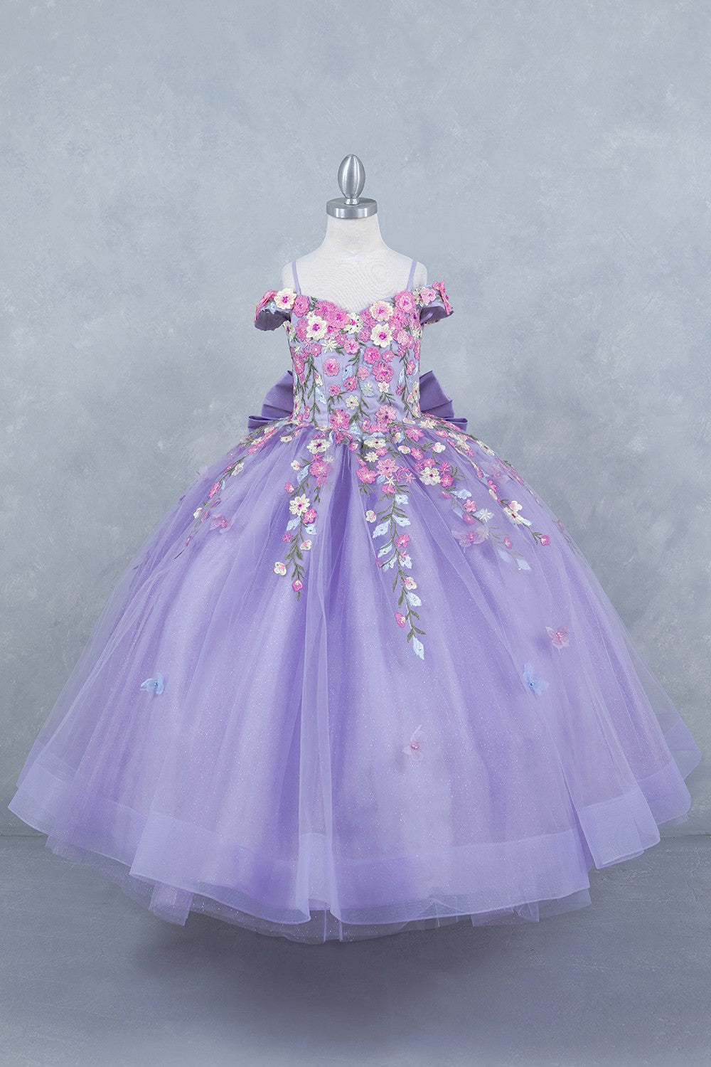 Mini Quince Floral Ballgown