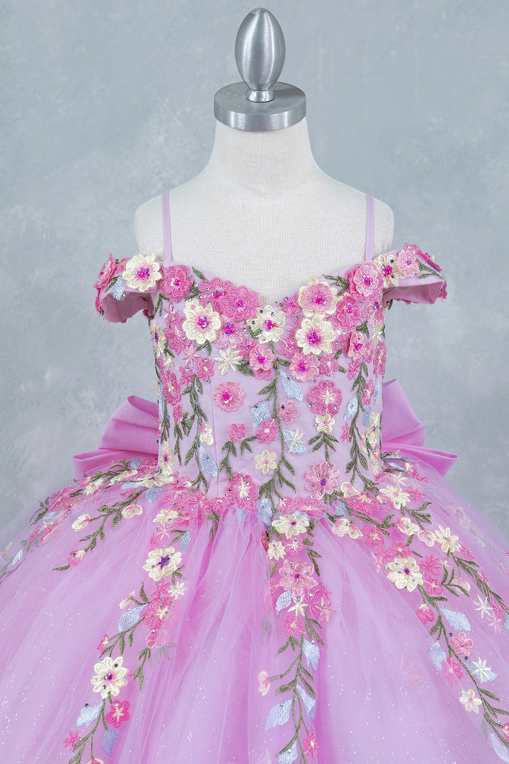 Mini Quince Floral Ballgown
