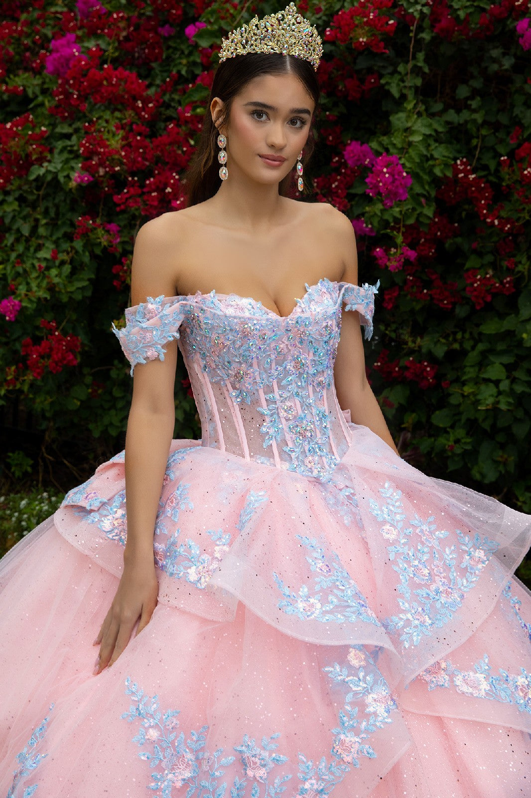 Blush Blossom Ballgown