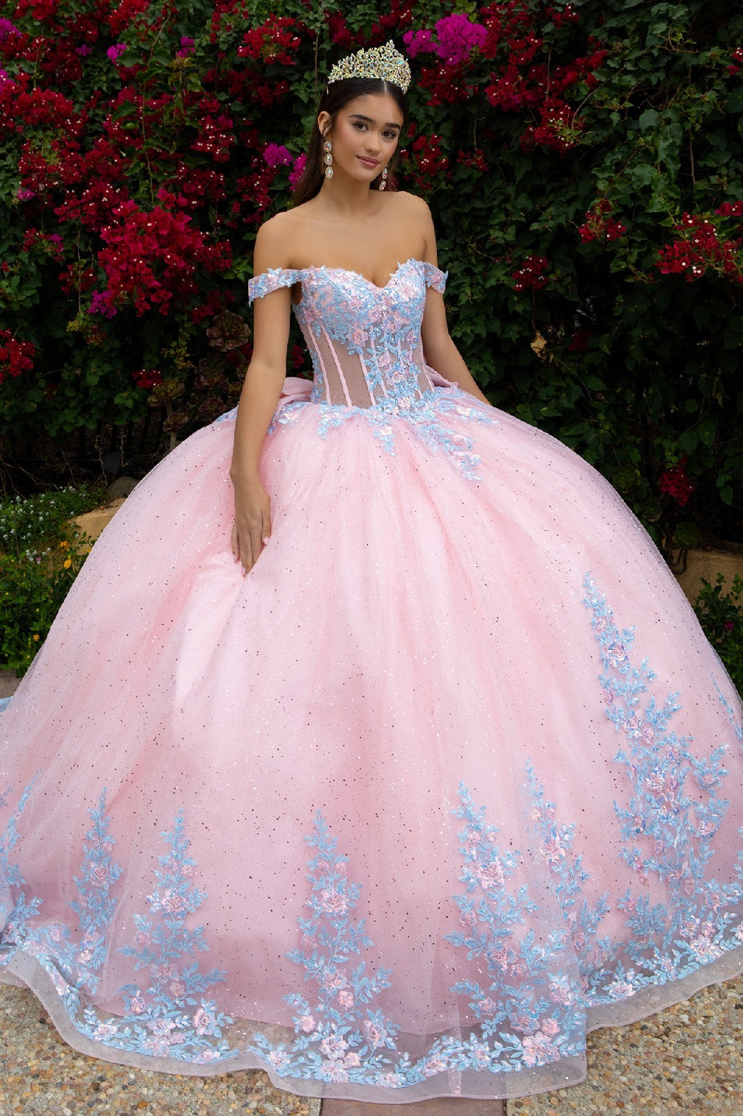 Blush Blossom Ballgown