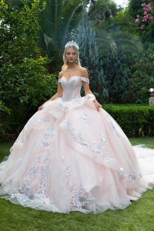 Blushing Enchantress Ballgown
