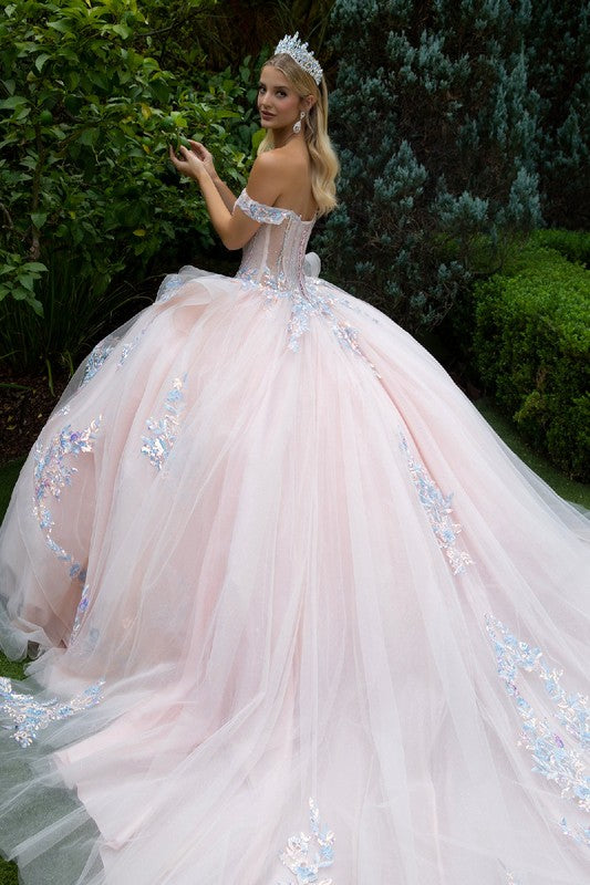Blushing Enchantress Ballgown