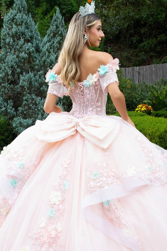 Blush Bloom Quinceañera Gown