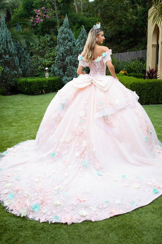 Blush Bloom Quinceañera Gown