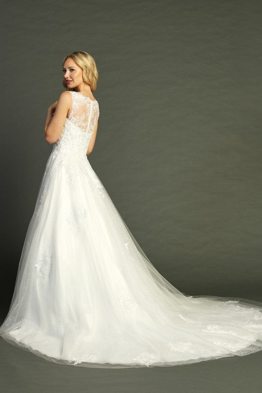 Ethereal Blossom Wedding Gown