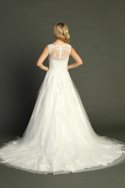 Ethereal Blossom Wedding Gown