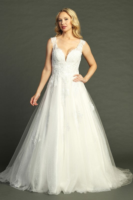 Ethereal Blossom Wedding Gown