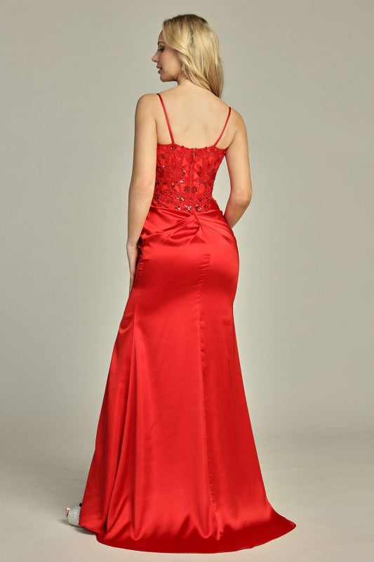 Crimson Enchantress Gown