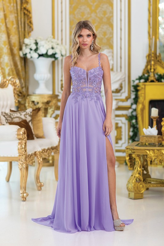 Amethyst Whisper Gown