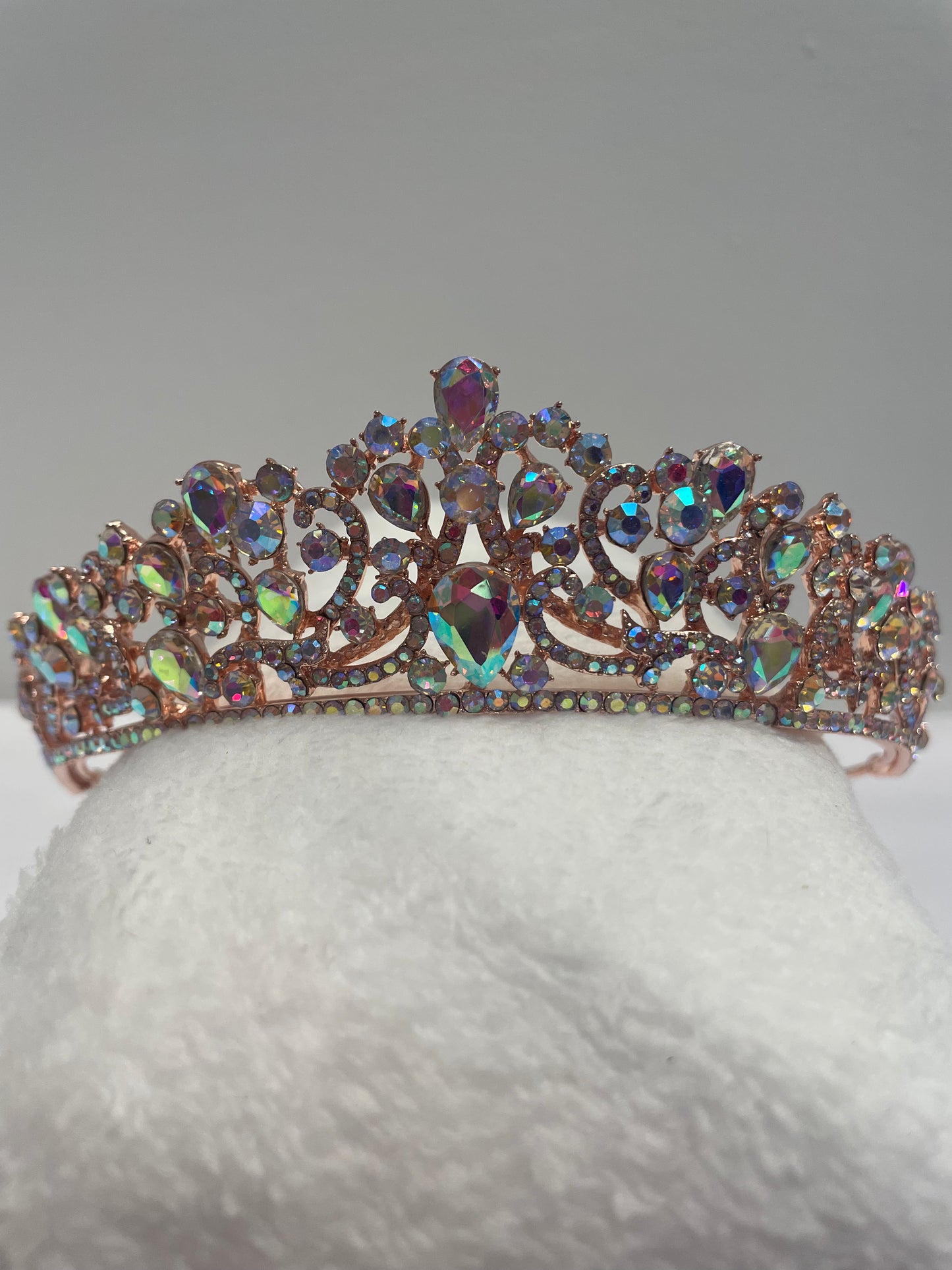 Iridescent Rose Tiara