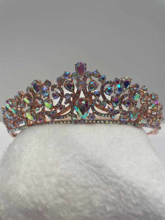 Iridescent Rose Tiara