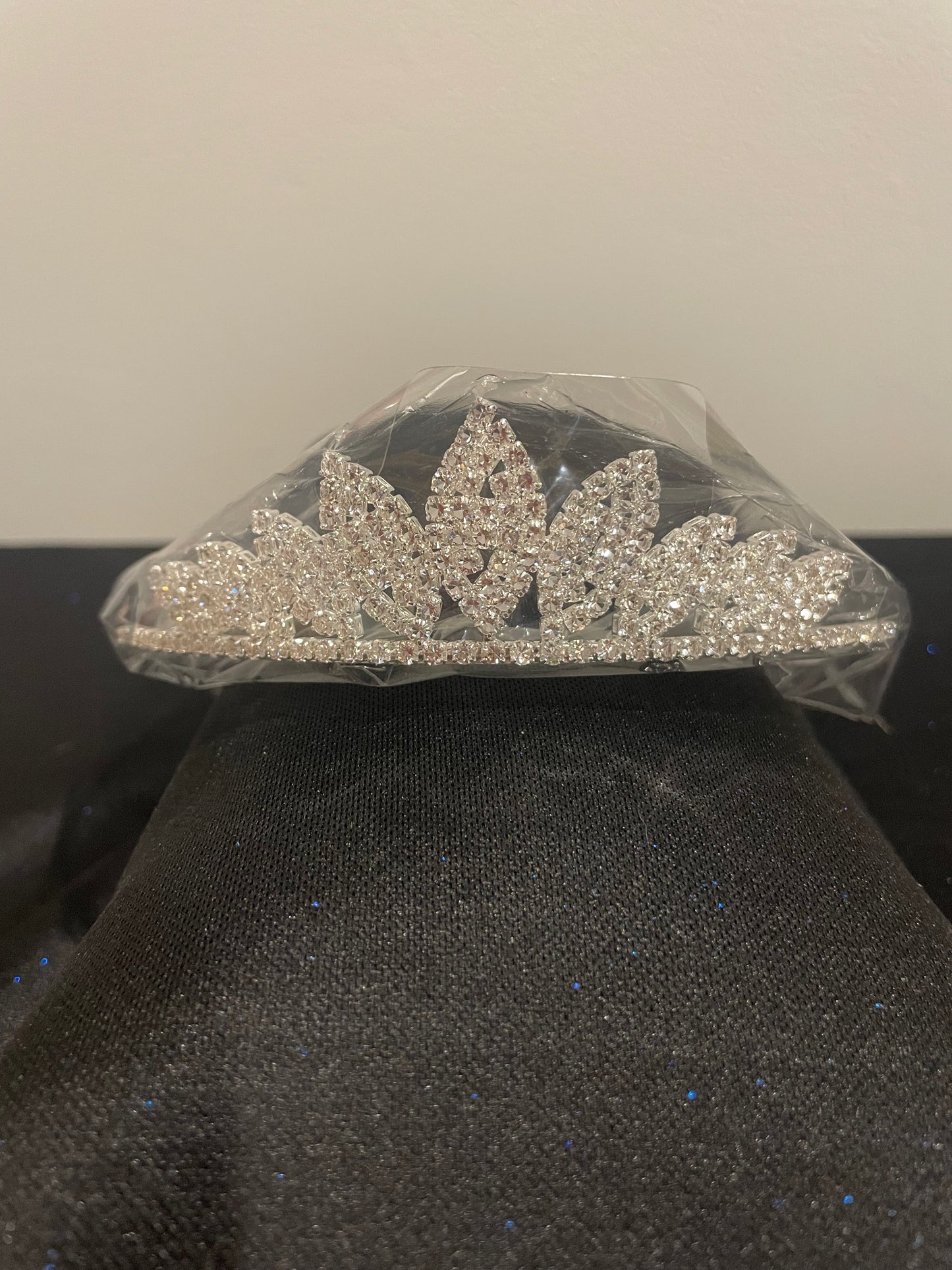 Floral White Rhinestone