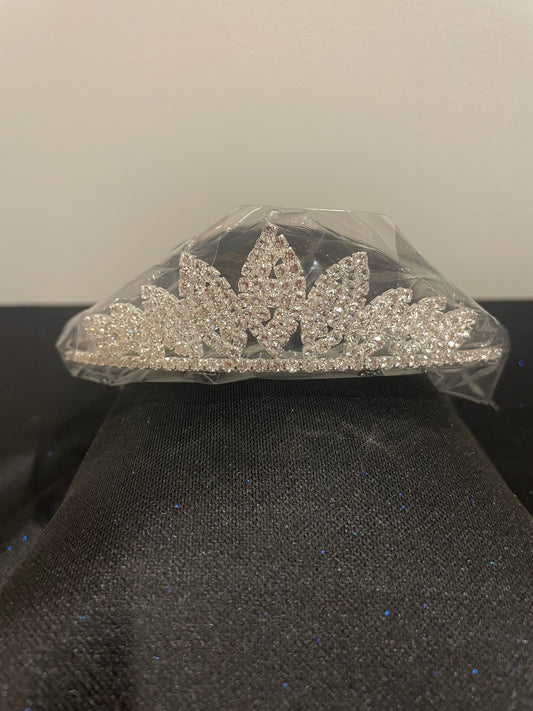 Floral White Rhinestone