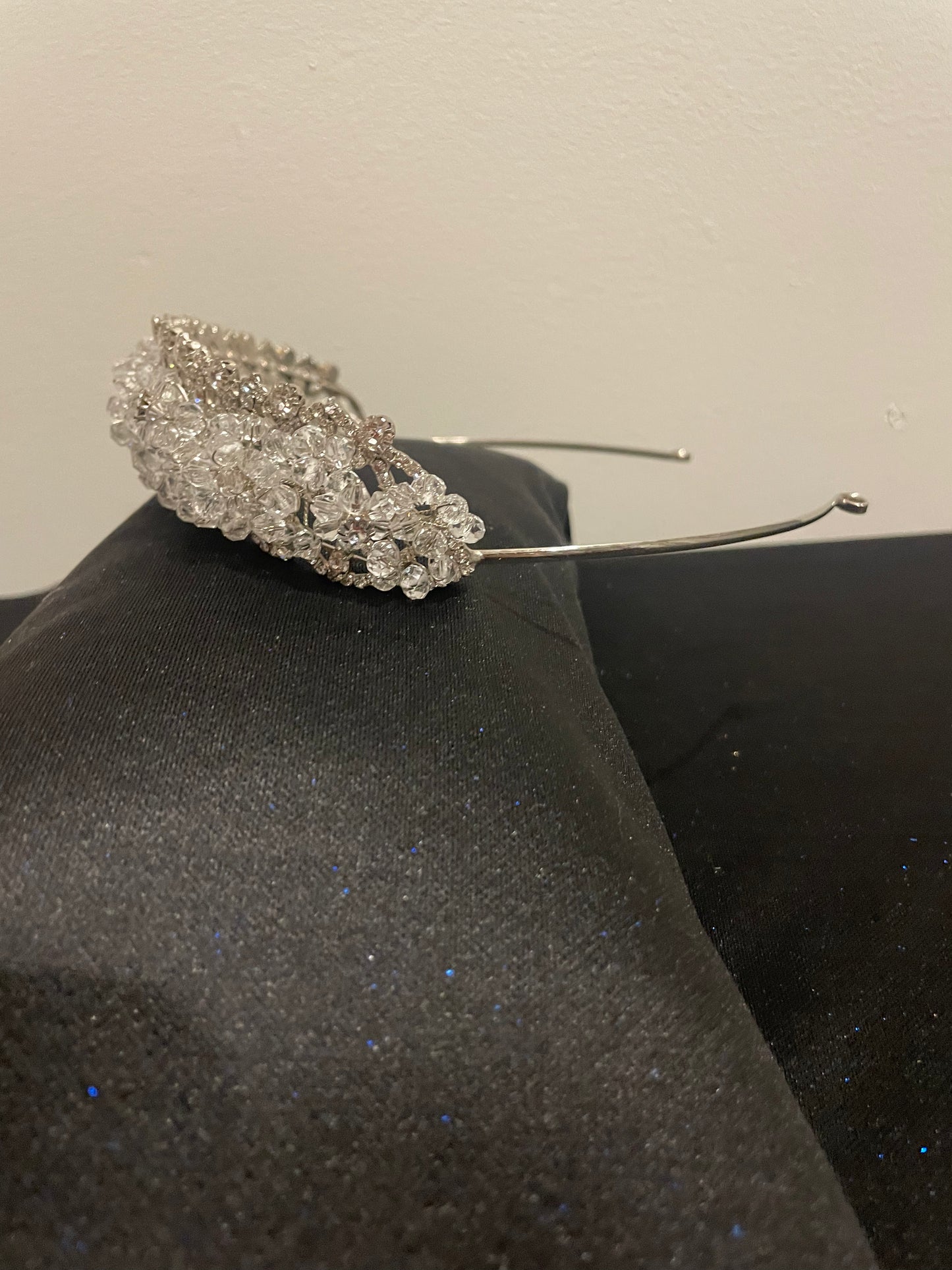 Crystal Blossom Tiara Headband.