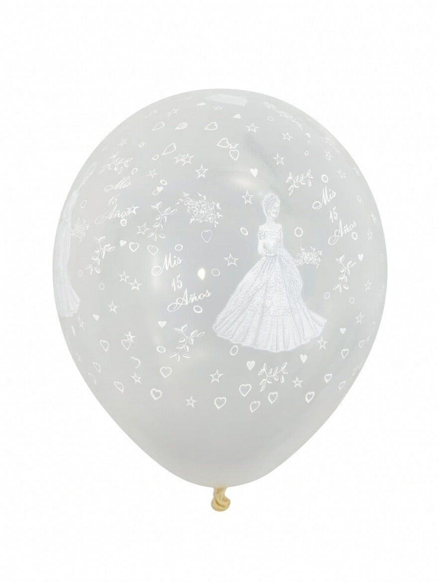 Mis 15 Años 12" Round Balloon