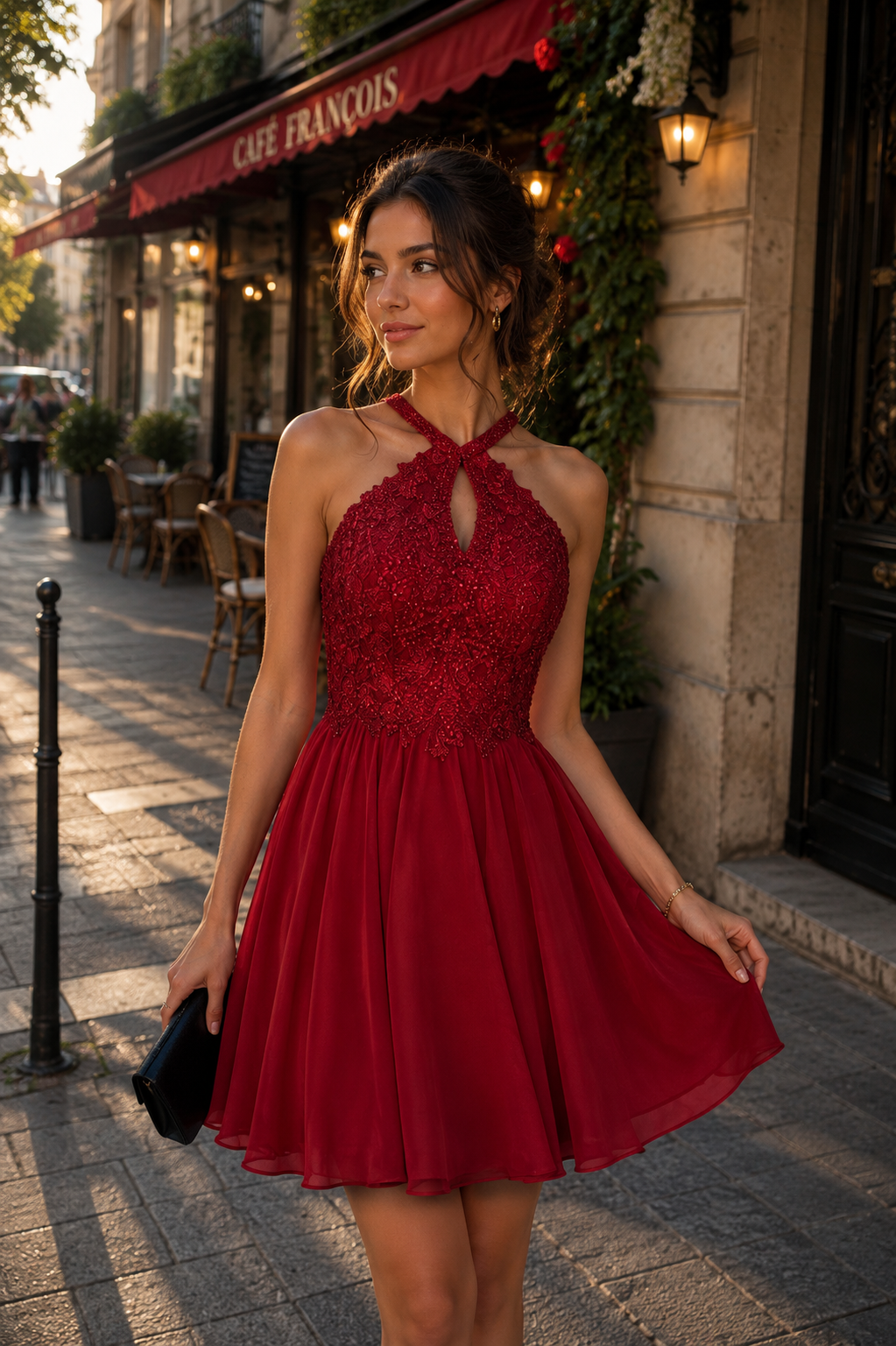 Scarlet Dream helper Mini Dress